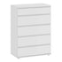 Nova Chest of 5 Drawers in White